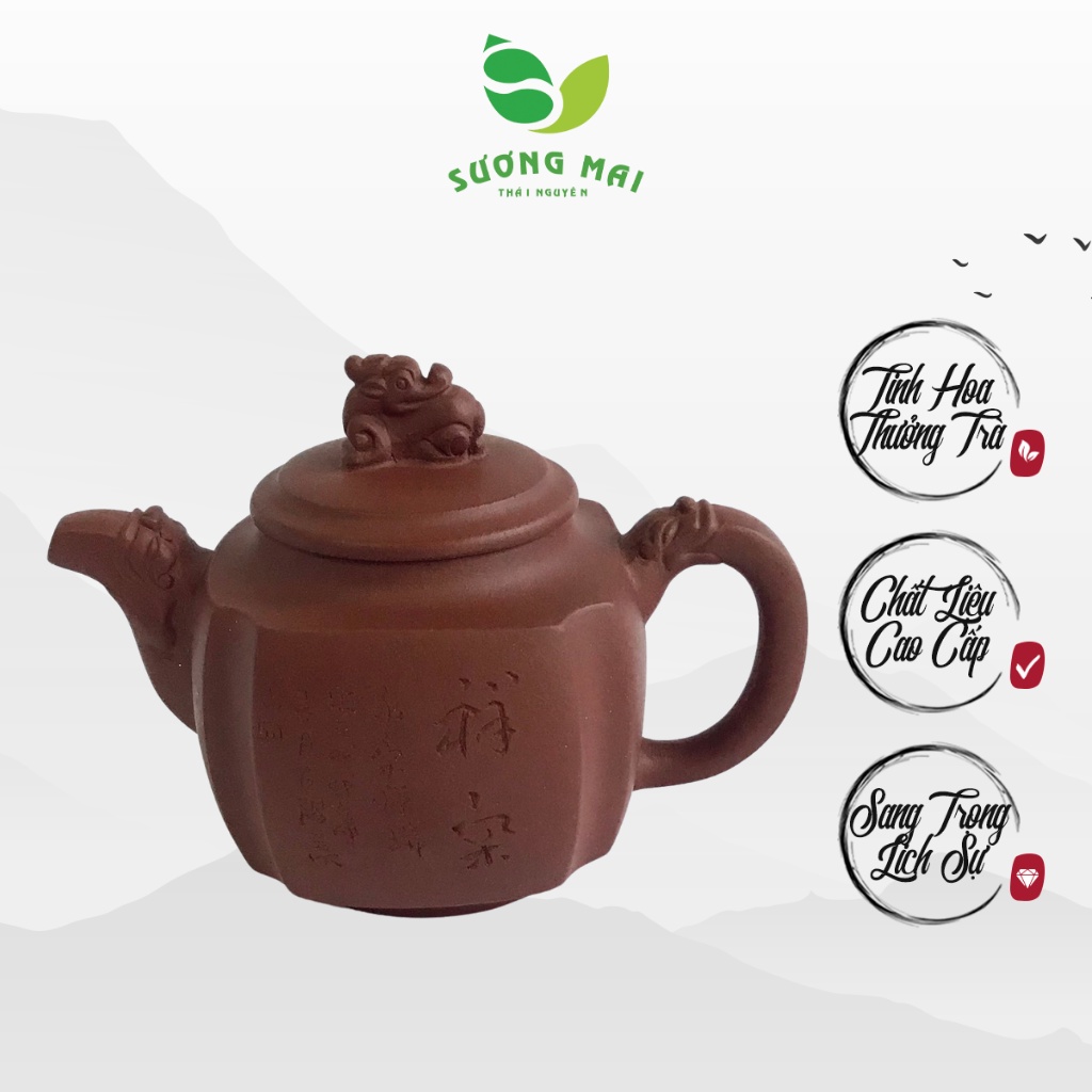 Ấm tử sa Tứ Phương  - SP012883